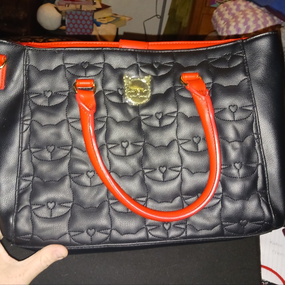 Luv by Betsey Johnson cat purse